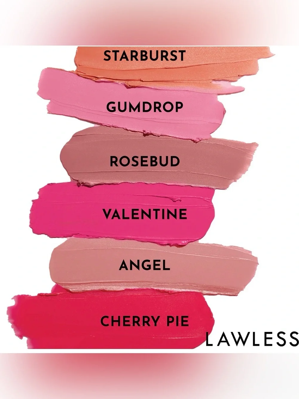 LAWLESS Pinch My Cheeks Soft-Blur Cream Blush Cherry Pie NIB
